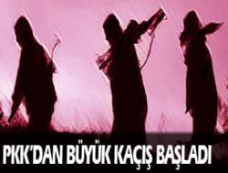 PKK dan kaçışlar artarak sürüyor